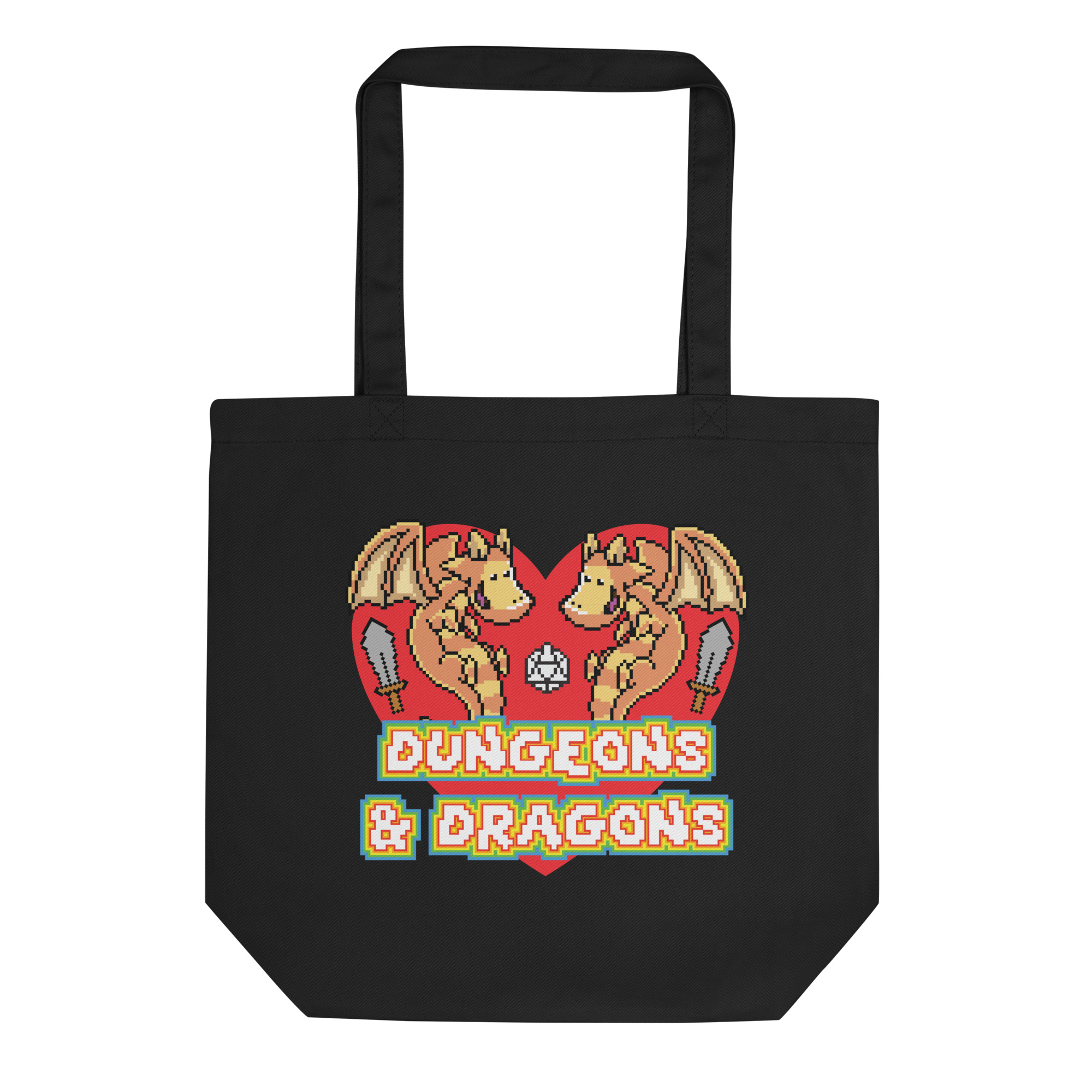 Pixel Heart Tote Bag