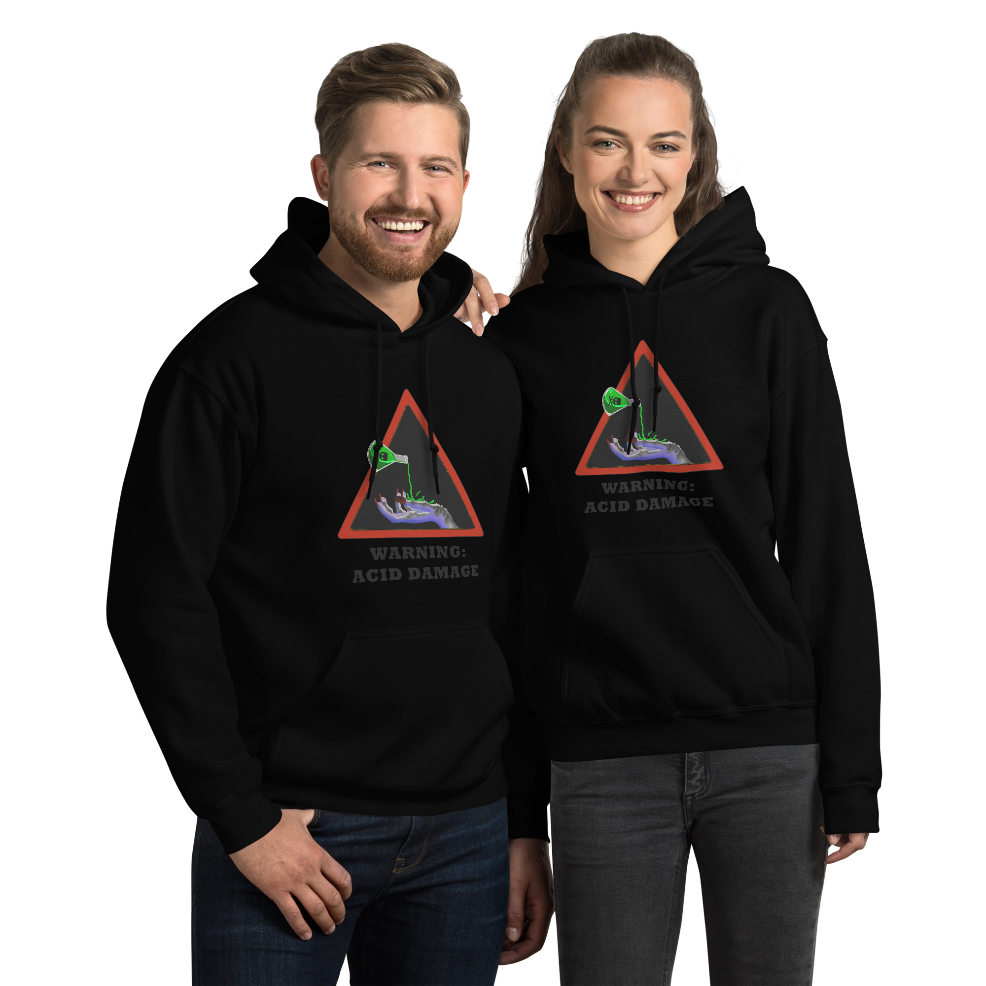 Warning: Acid Damage Hoodie